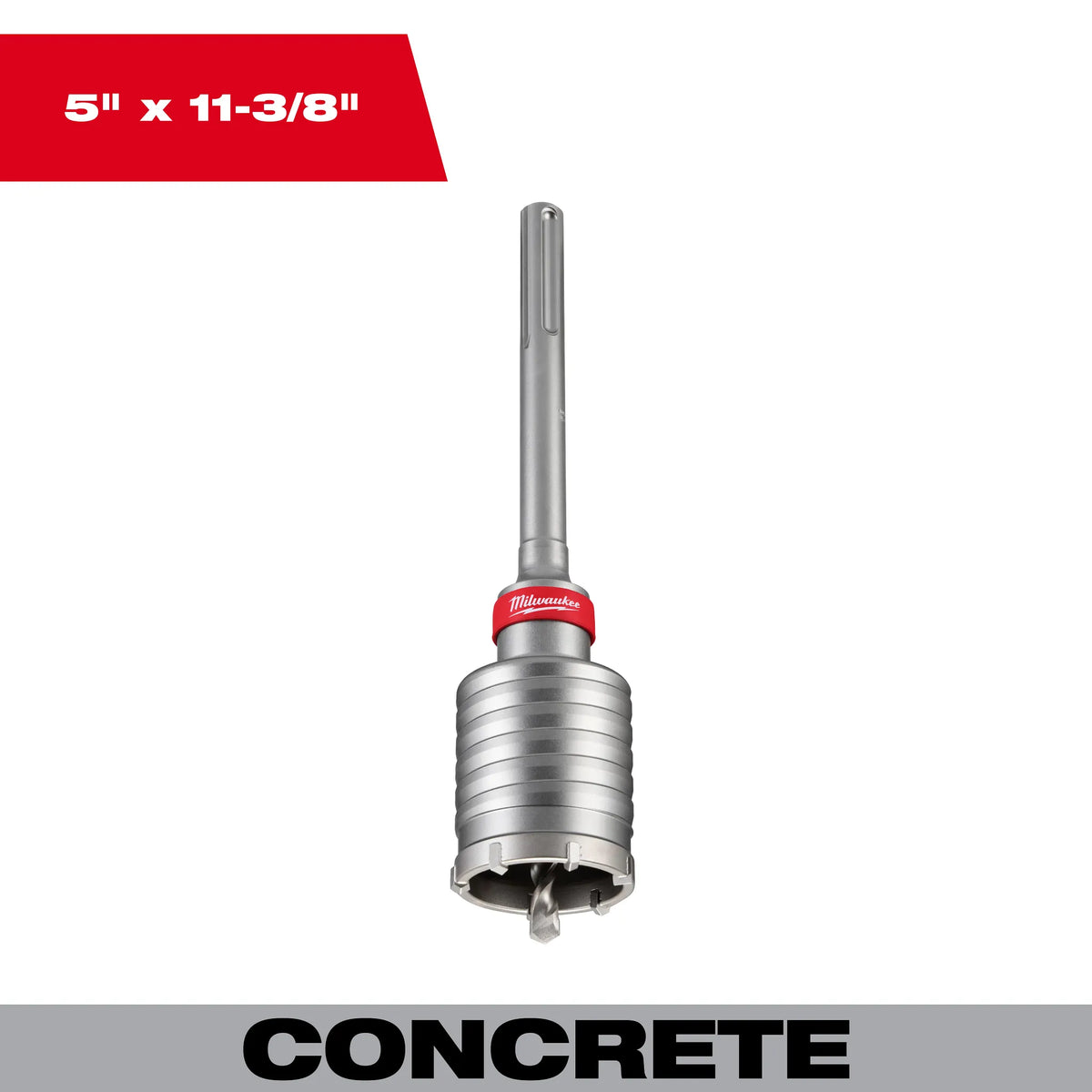 Milwaukee 48-20-5436 5" X 11-3/8" One Piece SDS-MAX Core Bit