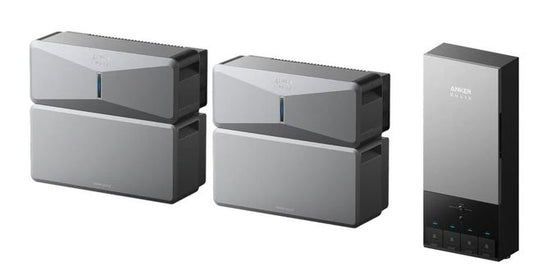 Anker B17E1142 2-Set E10 Automatic Backup Kits | 12kWh LiFePO4 Battery | 10-30kW Turbo Output | Smart Grid & Storm-Guard