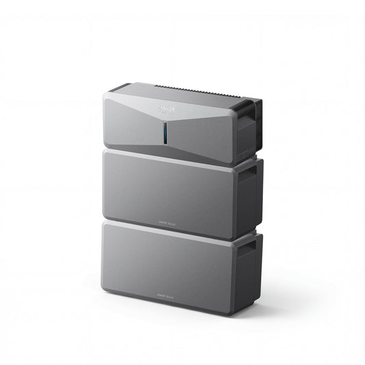 Anker B17E1144 E10 Whole Home Backup System | 12 kWh LiFePO4 Battery | 10-30kW Turbo Output | Smart Grid & Storm-Guard