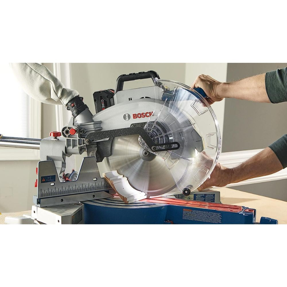 Bosch GCM18V-12SDN14 18V 12" Dual Bevel Sliding Miter Saw Kit with 8 Ah Battery and Charger
