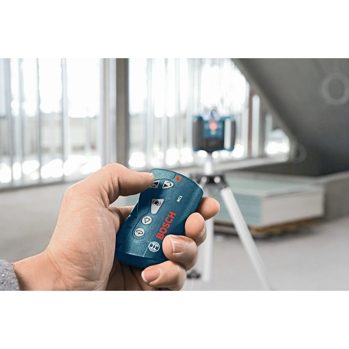 Bosch GRL 300 HVG Self Leveling Green Beam Rotary Laser with Layout Beam and 1000' Range