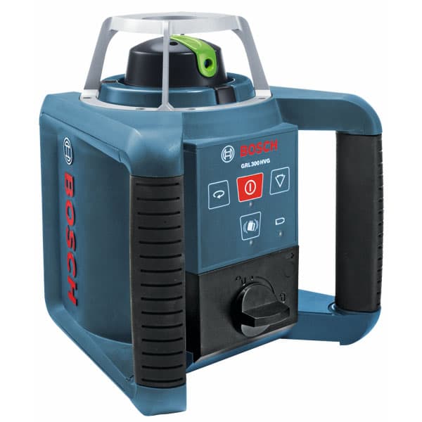 Bosch GRL 300 HVG Self Leveling Green Beam Rotary Laser with Layout Beam and 1000' Range