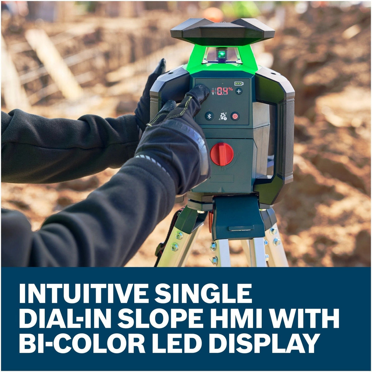 Bosch GRL18V-34P 18V Green Beam Rotary Laser Kit with Backpack and Receiver