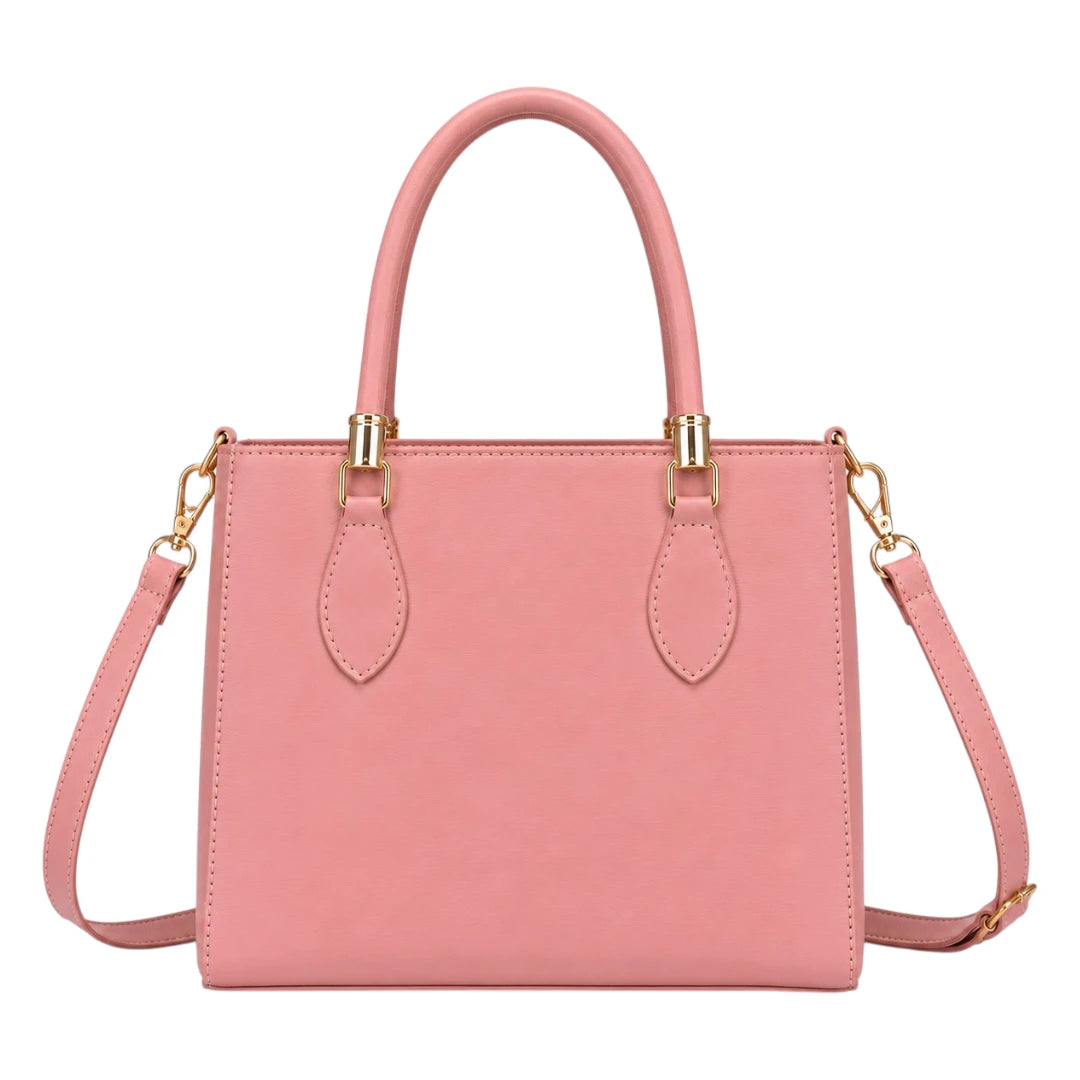 Elvenza Pink Tassel Women’s Structured Handbag