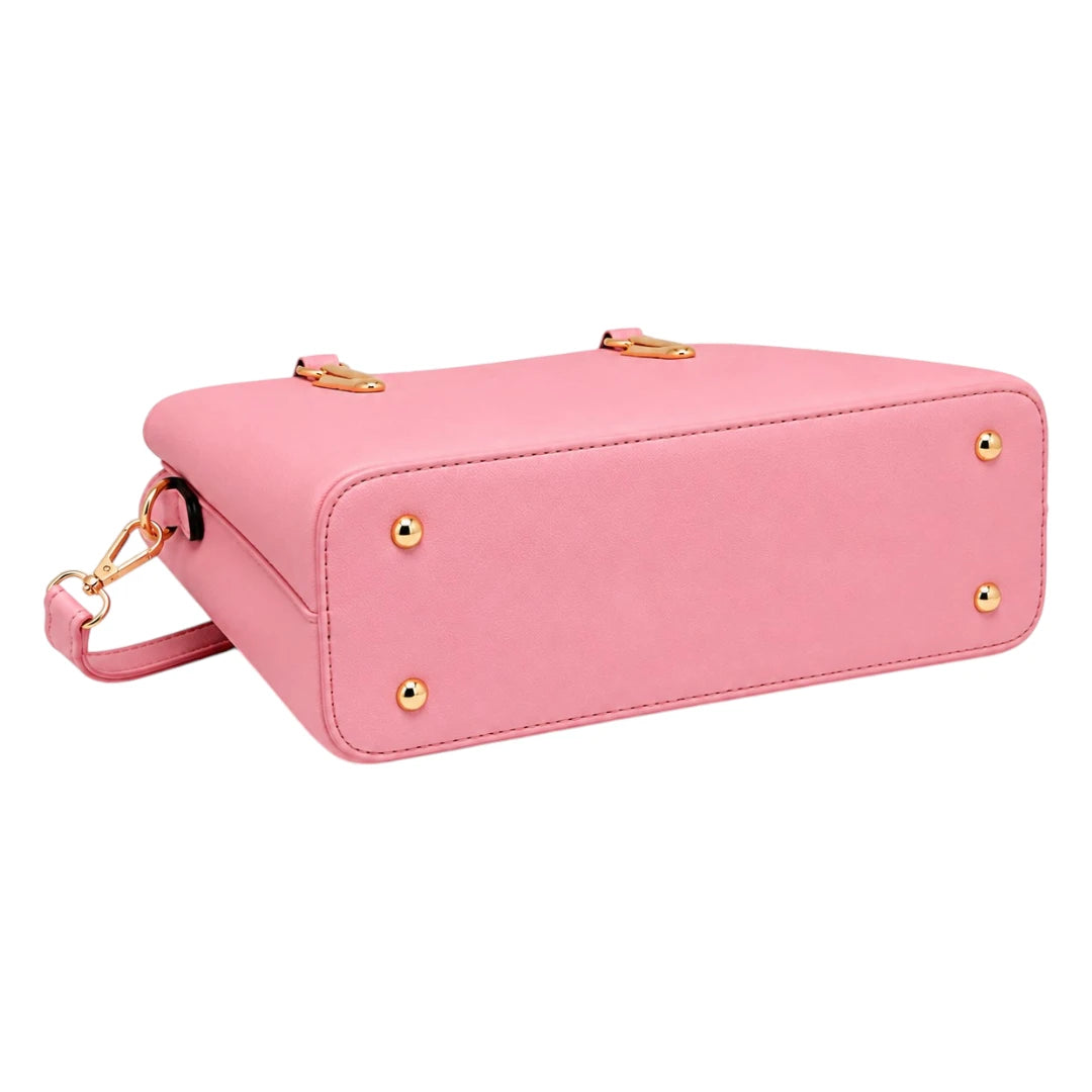 Elvenza Roselle Pink Women’s Structured Handbag
