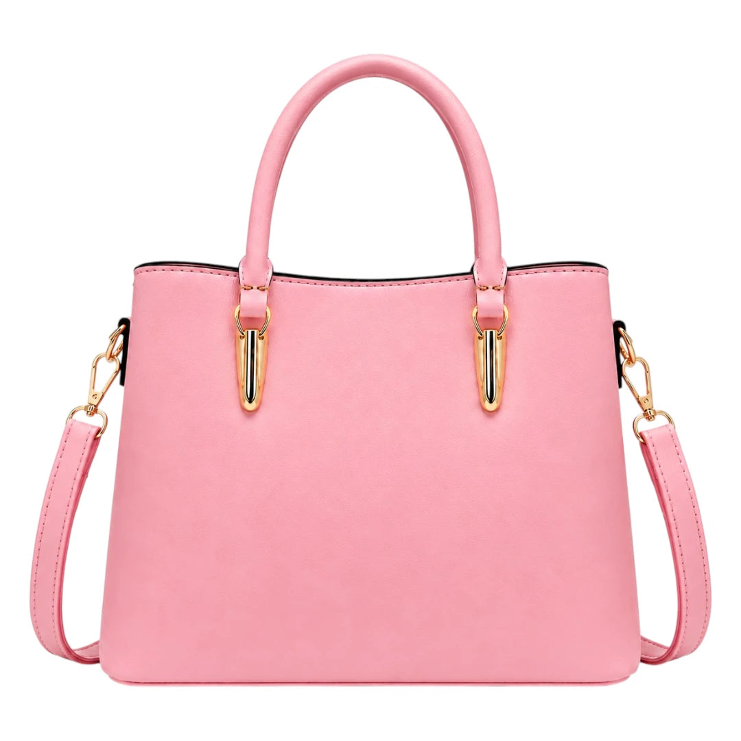 Elvenza Roselle Pink Women’s Structured Handbag