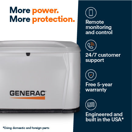 Generac 7324 18kW Next Generation Series Air-Cooled Standby Generator