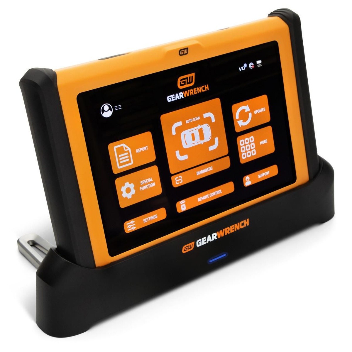 GearWrench GWSMART10 10 " Pro Command Wireless Bi-Directional Diagnostic Tablet with Rapid-Charge Dock