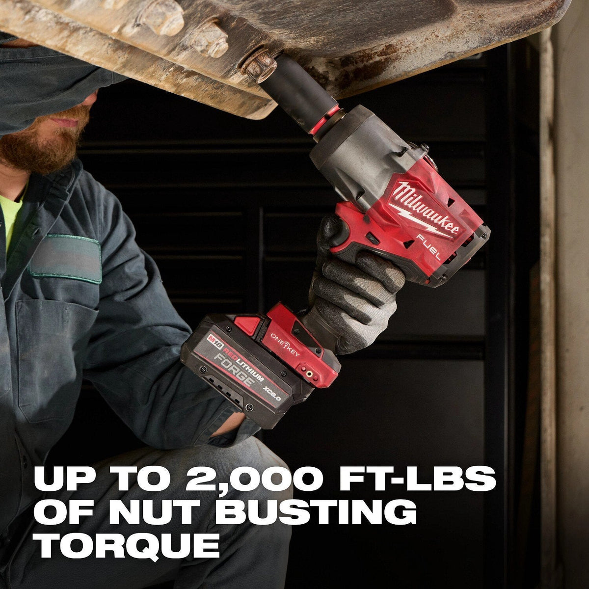 Milwaukee 2964-22 M18 FUEL 3/4" High Torque Impact Wrench Kit with ONE-KEY (2 Batteries)