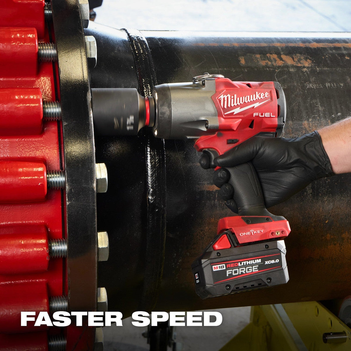 Milwaukee 2964-22 M18 FUEL 3/4" High Torque Impact Wrench Kit with ONE-KEY (2 Batteries)