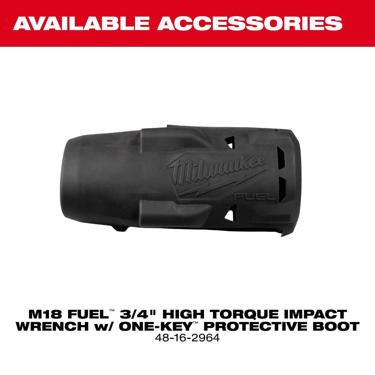 Milwaukee 2964-22 M18 FUEL 3/4" High Torque Impact Wrench Kit with ONE-KEY (2 Batteries)