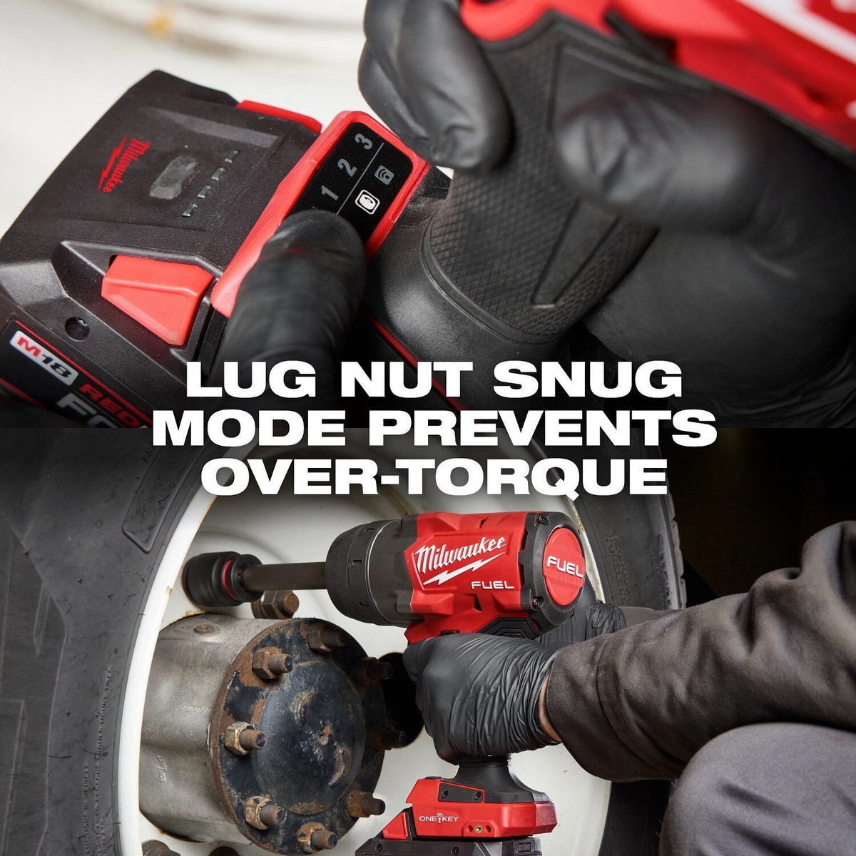 Milwaukee 2969-22 18V 3/4" Extended Anvil High Torque Impact Wrench Kit with ONE-KEY (2 Batteries, 1 Charger)