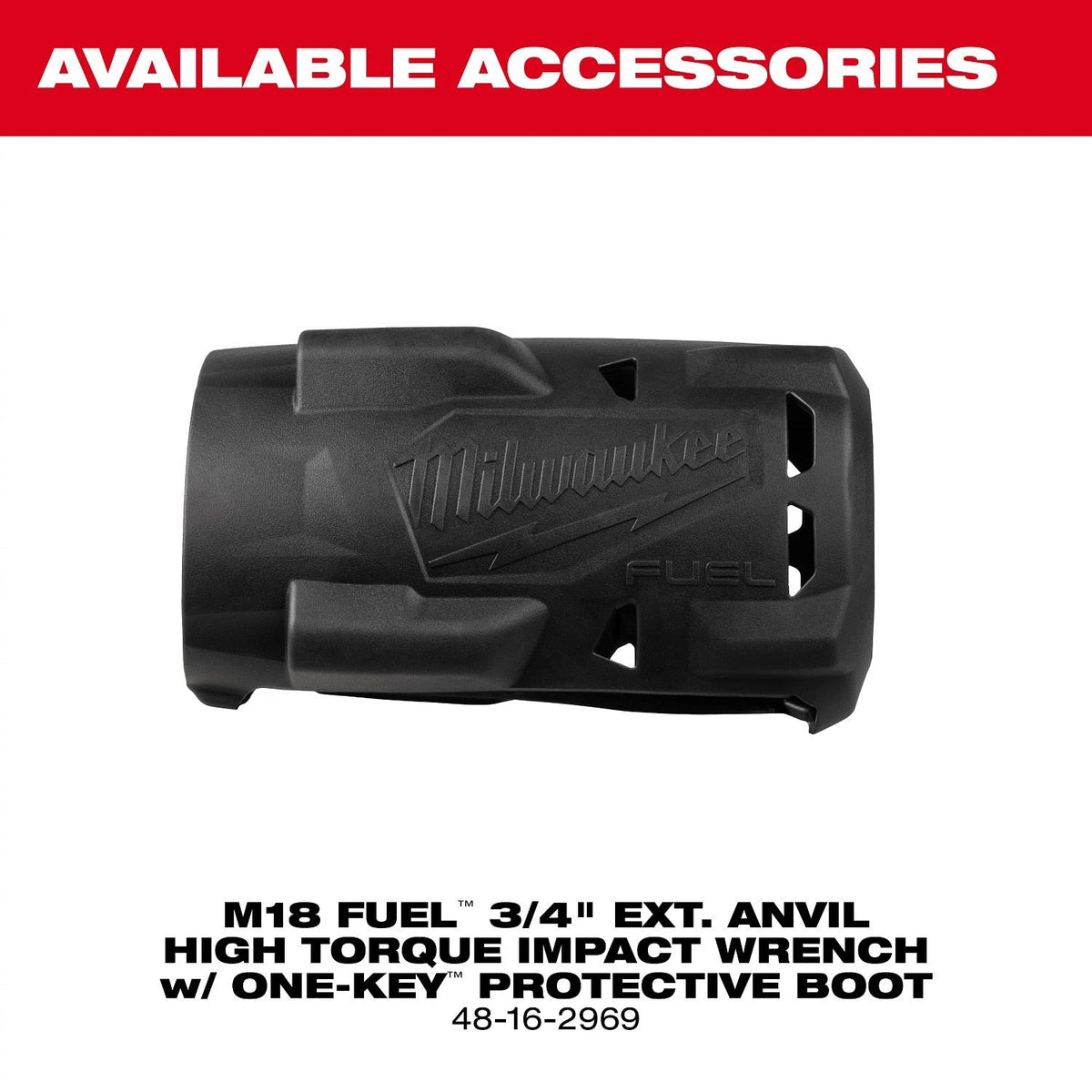 Milwaukee 2969-22 18V 3/4" Extended Anvil High Torque Impact Wrench Kit with ONE-KEY (2 Batteries, 1 Charger)
