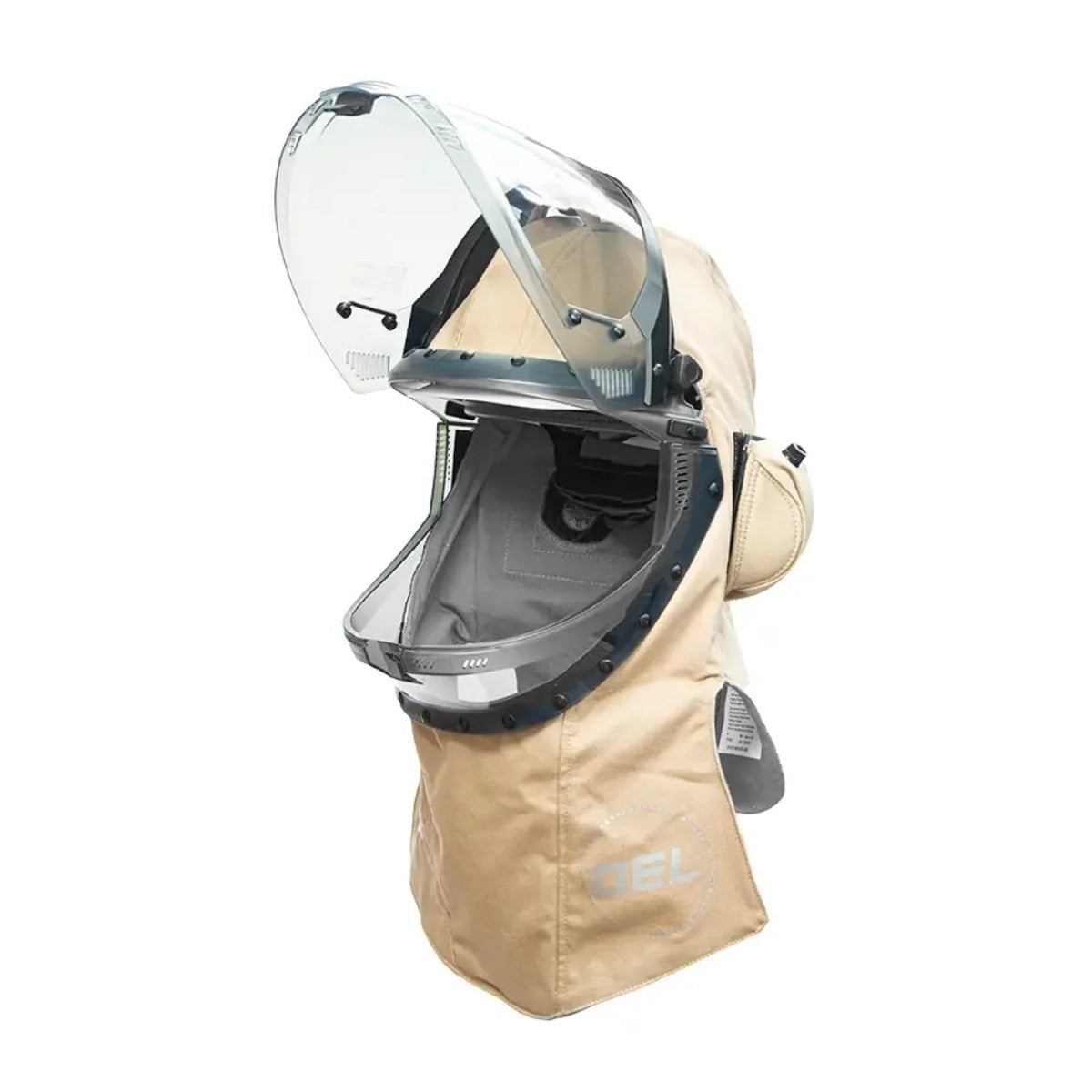 OEL Industries AFW40LF-FL-KFJB-XL 40 Cal Arc Flash Jacket and Bib Kit with Li' Front Hood Khaki XL