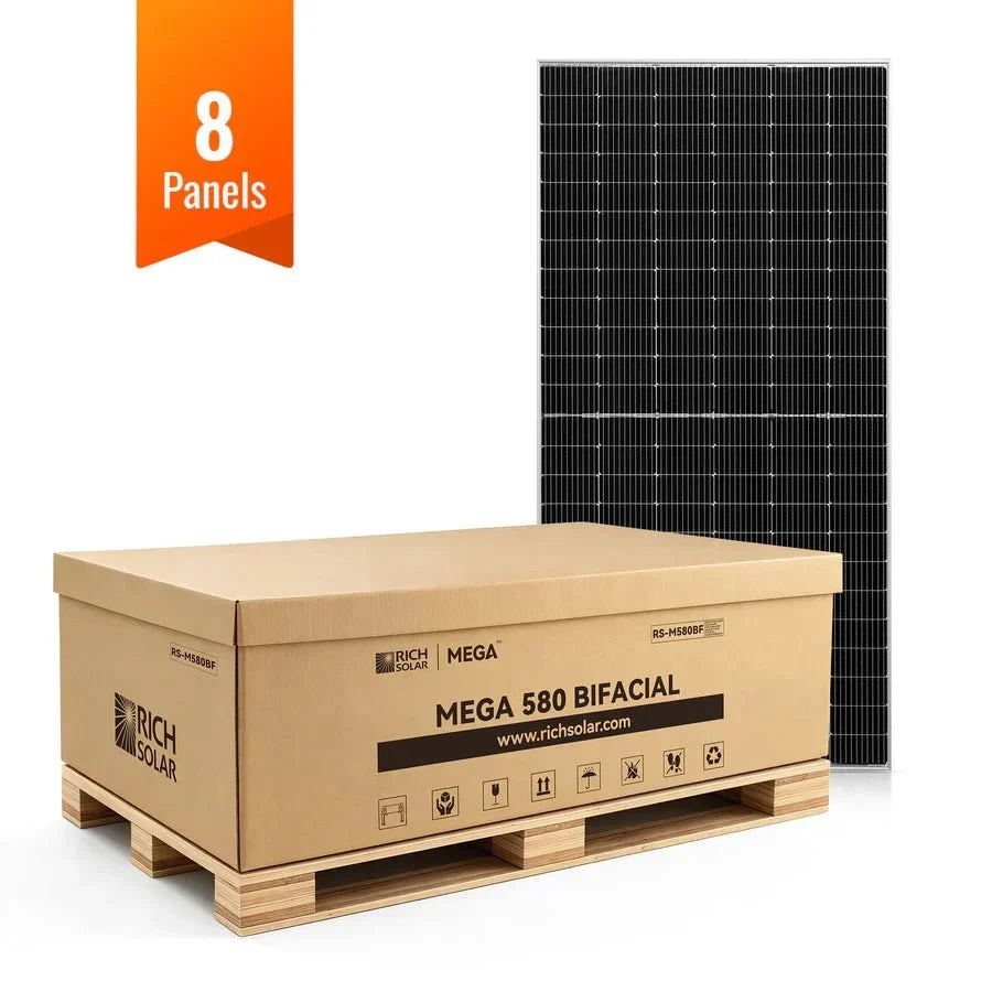 Rich Solar MEGA 580 Watt Bifacial Solar Panel