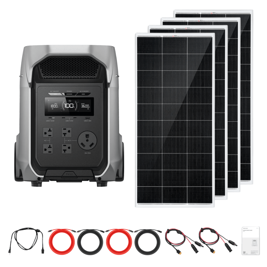 EcoFlow DELTA 3 Ultra Plus + Custom Solar Panels Kits