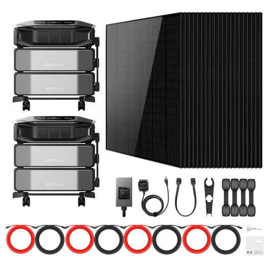 2 x EcoFlow DELTA Pro Ultra X Inverter + Batteries + 415W Solar Panels