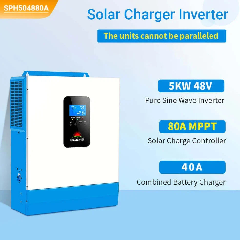 SunGoldPower 5000W 48V Solar Charger Inverter