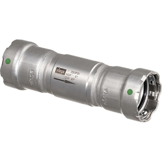 Viega 29075 (5174) MegaPress 316 2 in. x 2 in. Stainless Steel Press Inline Check Valve (1 Each)