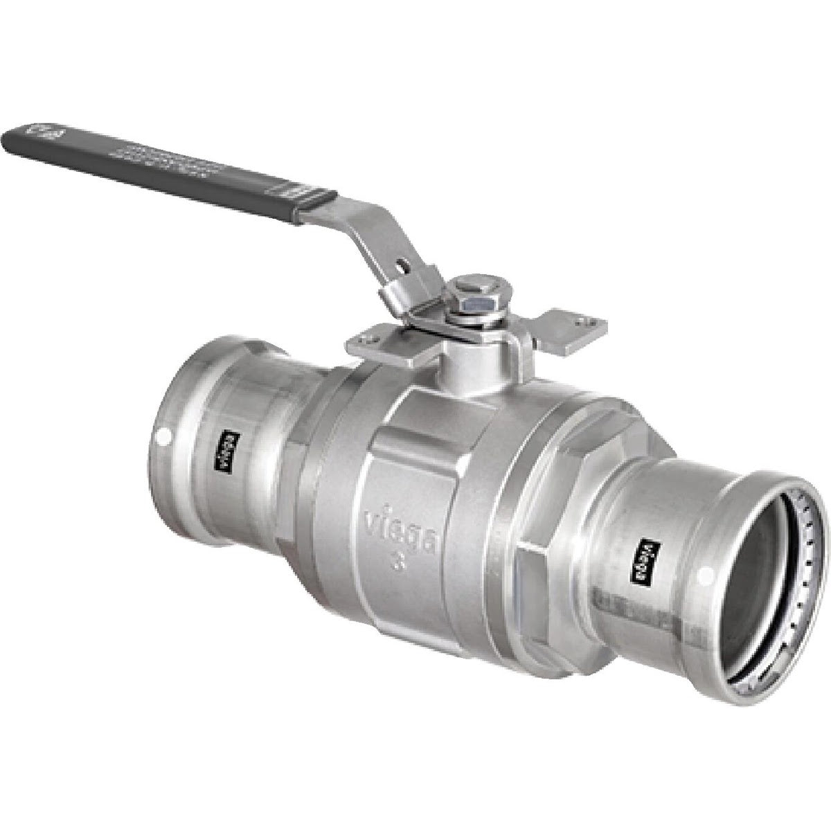 Viega 86830 (4170XL) MegaPress 304 Stainless Steel Press Full Port Ball Valve 4 in. (1 Each)