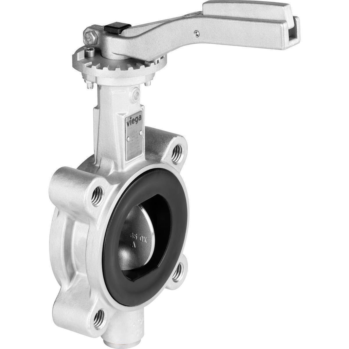 Viega 87685 (5179.8) MegaPress 316 Stainless Steel 316 LUG Type Butterfly Valve 4 in. (1 Each)