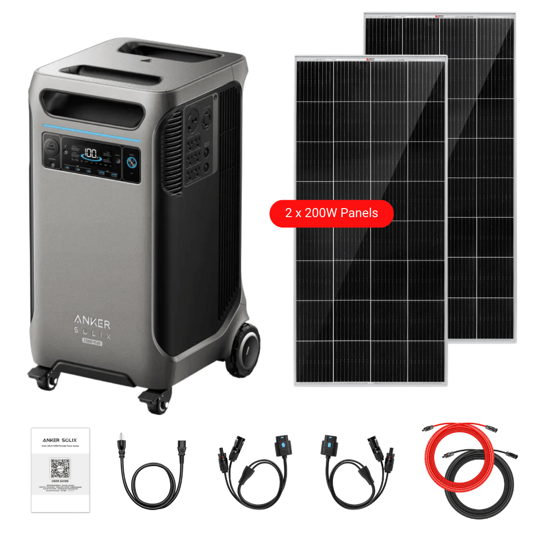 Anker SOLIX F3800 Plus Portable Power Station + Choose Custom Bundle Option
