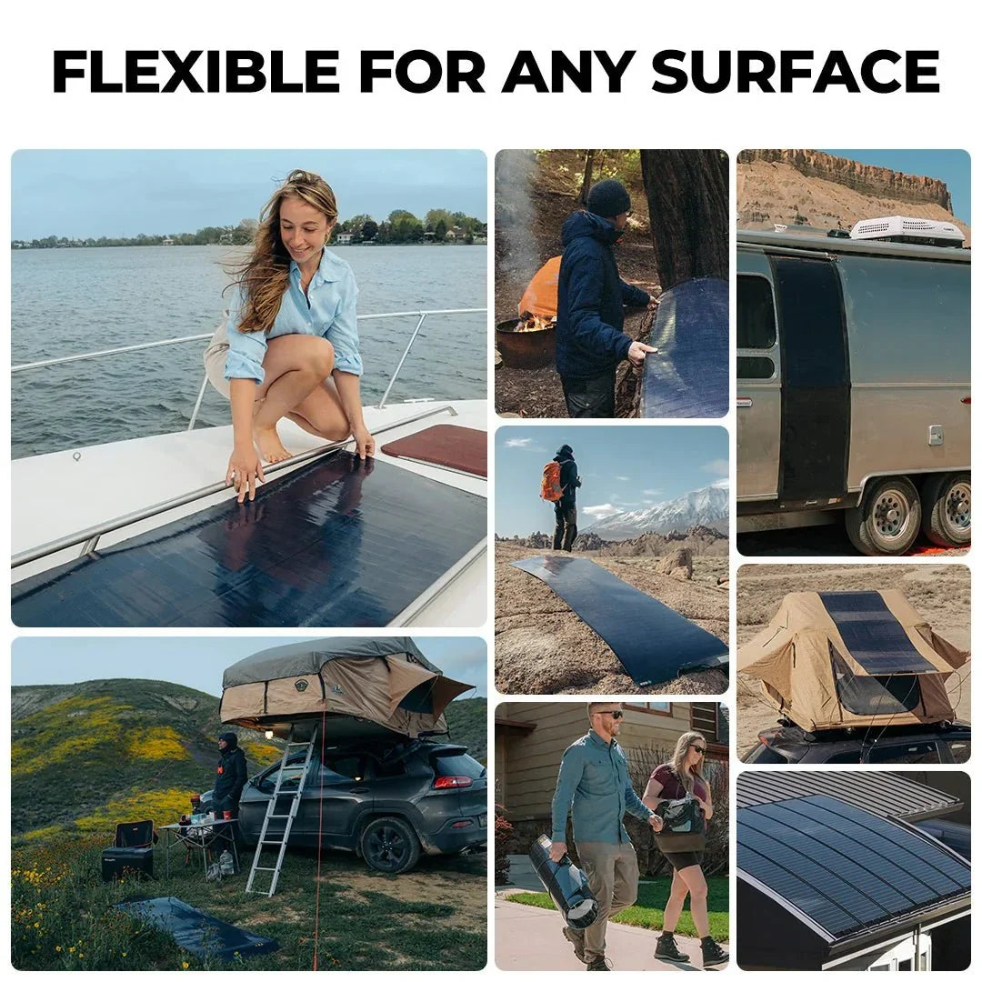 BougeRV 100W CIGS Thin-film Flexible Solar Panel