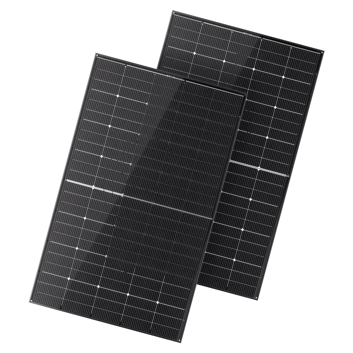 BougeRV 300 Watt N-Type Rigid Bifacial 16BB Mono Solar Panel