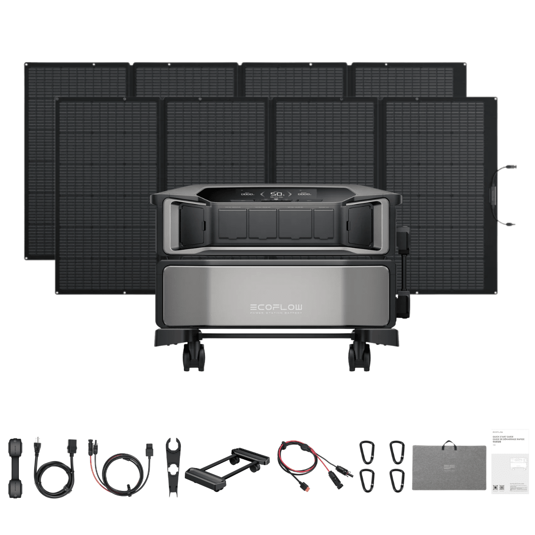 EcoFlow DELTA Pro Ultra Inverter + Battery + 400W Solar Panel