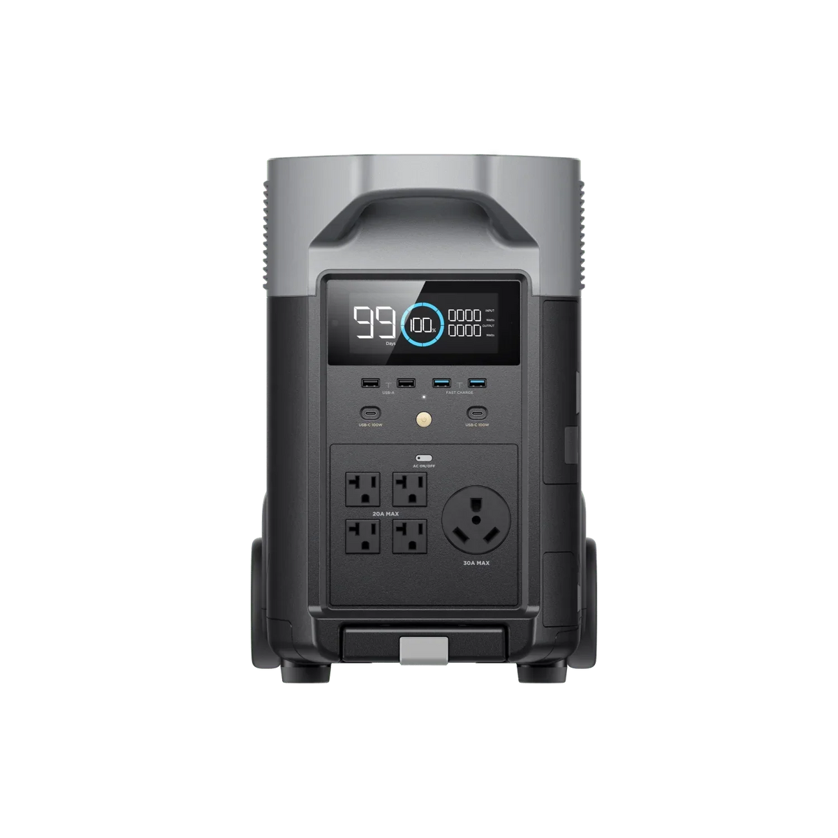 EcoFlow DELTA Pro 3600Wh 3600W Solar Generator + 200W Portable Monocrystalline Solar Panels Kit