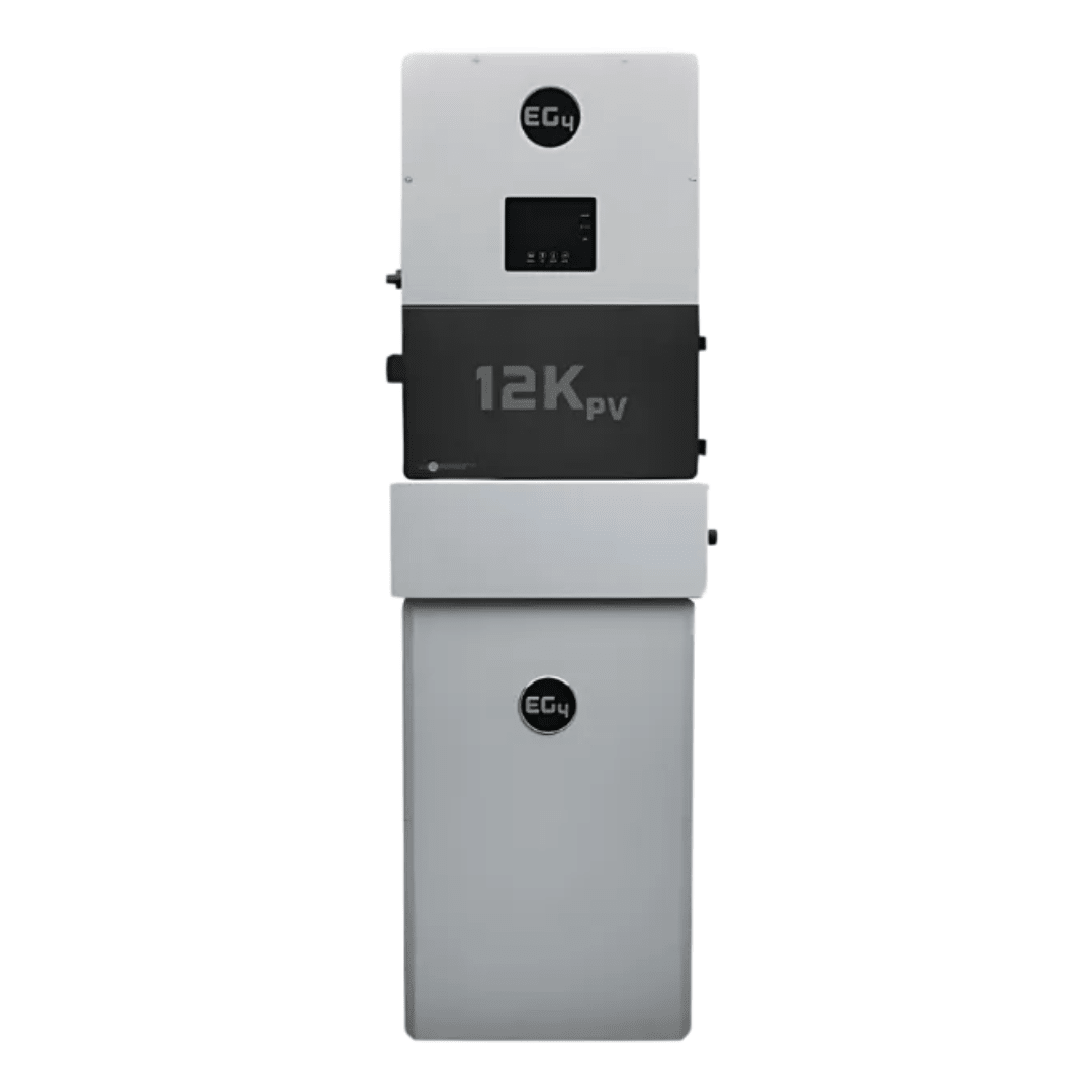 EG4 48V PowerPro LiFePO4 Battery (14.3kWh-85.8kWh) + 12kPV 8000W 48V Split Phase Hybrid Inverter
