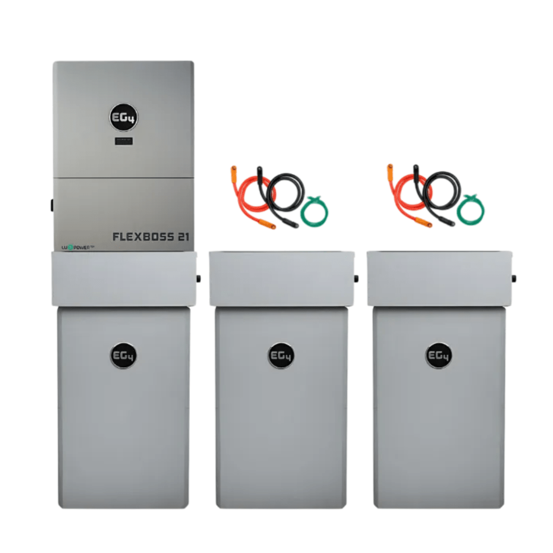EG4 48V PowerPro LiFePO4 Battery (14.3kWh-85.8kWh) + FlexBOSS21 16kw 48V Split Phase AC Hybrid Inverter
