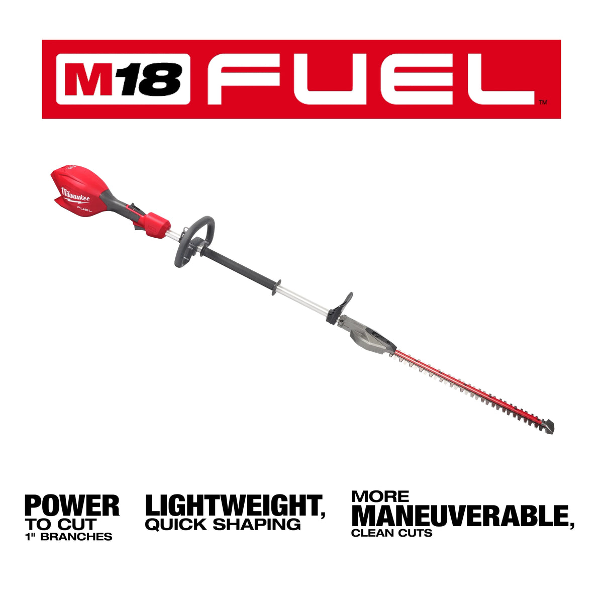 Milwaukee 3043-20 M18 FUEL™ Short Pole Hedge Trimmer