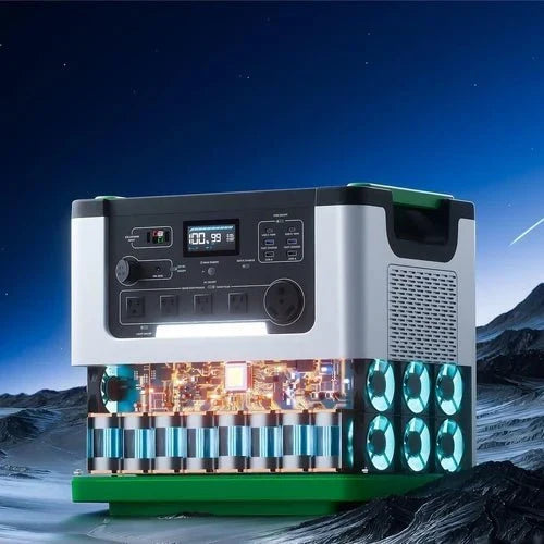 Natures Generator Lithium 3600 With 2 x 410W Monocrystalline Solar Panel + Transfer Switch
