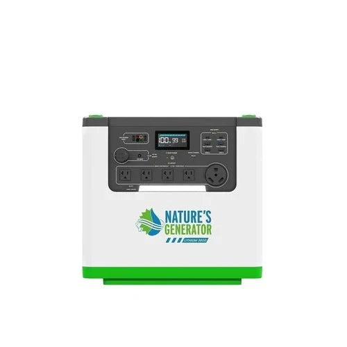 Natures Generator 2 x Lithium 3600 With Combiner (7200W/6144Wh)