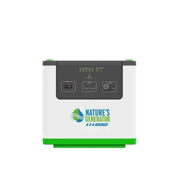 Natures Generator Lithium 3600 Pod With 2 x 410W Monocrystalline Solar Panel