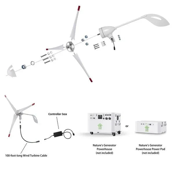 Natures Generator Powerhouse Hybrid Platinum WE System