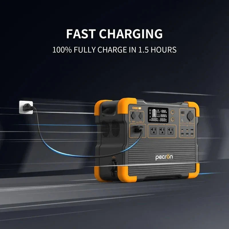Pecron E2400LFP 2400W 2048Wh Portable Power Station