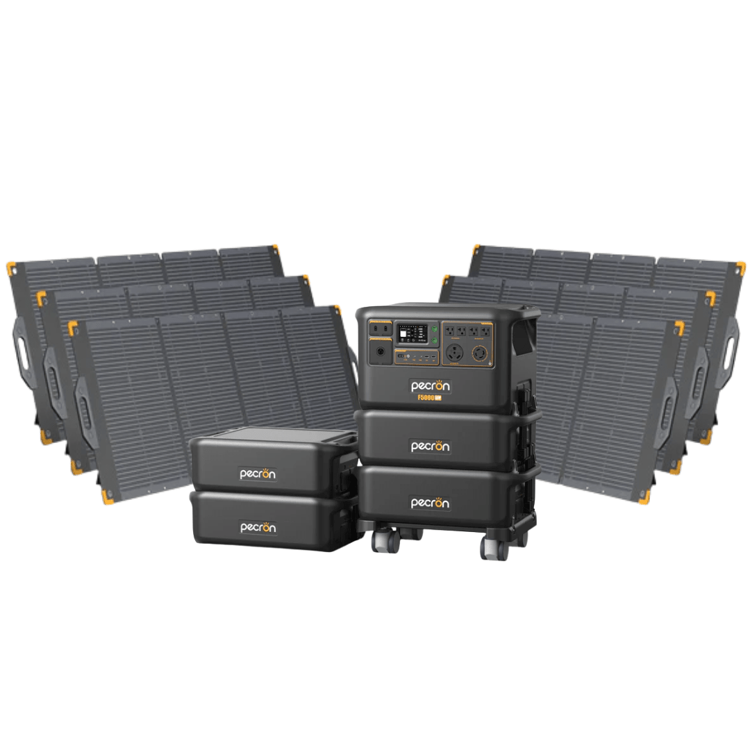 Pecron F5000LFP 7200W 5120Wh 120V/240V Portable Power Station