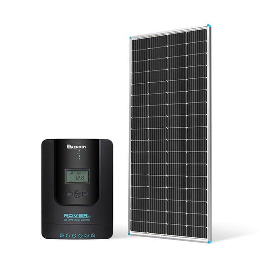 Renogy 200 Watt 12 Volt Monocrystalline Solar Panel + 40 Amp MPPT Solar Charge Controller