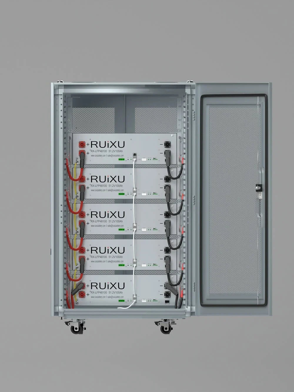 RUiXU Lithium Batteries Kits (RX-LFP48100-H) | 15kWH, 20kWH, 25kWH, 30kWH | Self-Heating