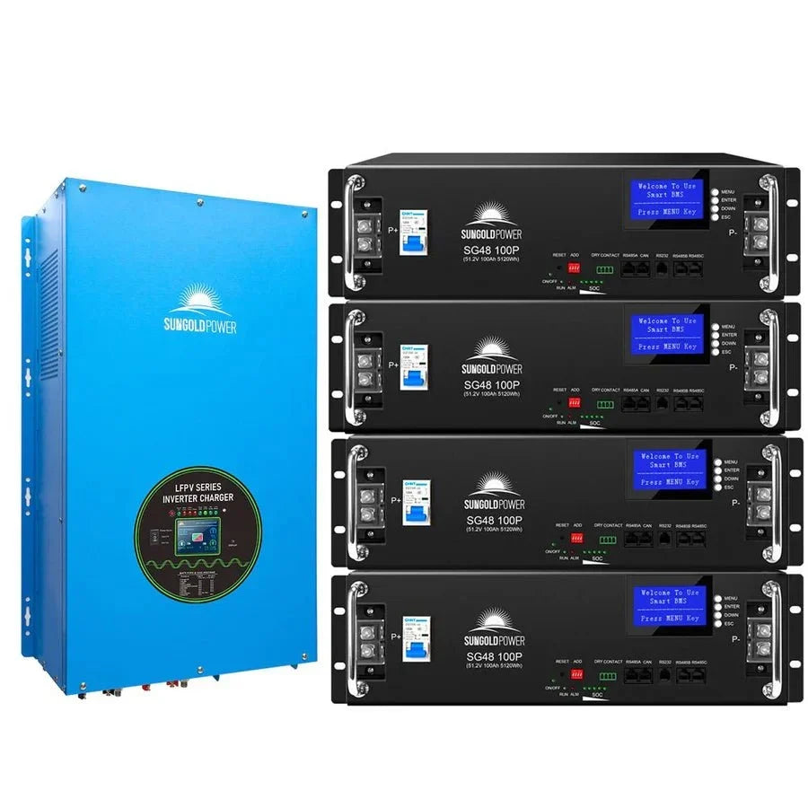 SunGoldPower 18,000W 48V Split Phase Pure Sine Wave Inverter Charger